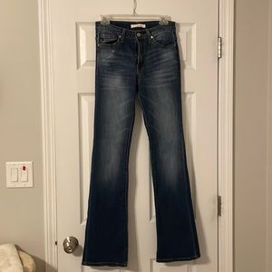 Kan Can Women's High Rise Bootcut Jeans